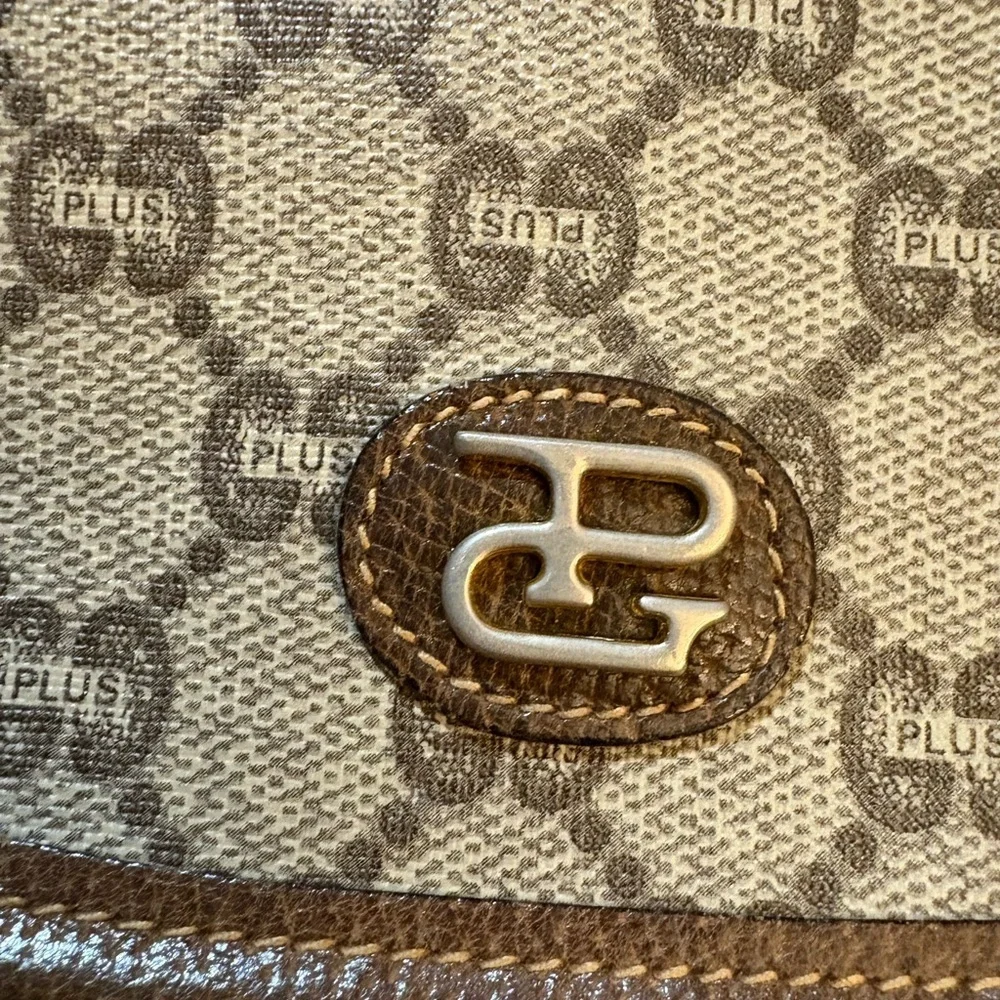Vintage Plus by Etienne Aigner Monogram Crossbody Bag – Brown‎